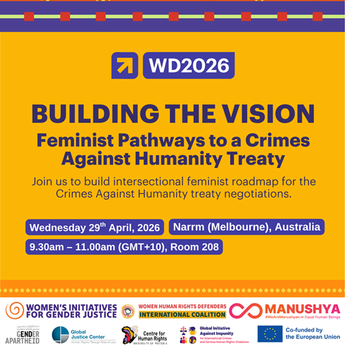 WD2026 | Building the Vision: Feminist Pathways to a Crimes Against Humanity Treaty